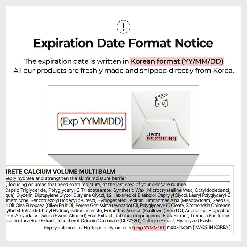 Dr.Melaxin Official] Cemenrete Calcium Multi Balm Eye Care Routine Korean Skin Care Anti-aging Cosmetics Eye Care Eye Stick 9g