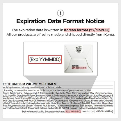 Dr.Melaxin Official] Cemenrete Calcium Multi Balm Eye Care Routine Korean Skin Care Anti-aging Cosmetics Eye Care Eye Stick 9g